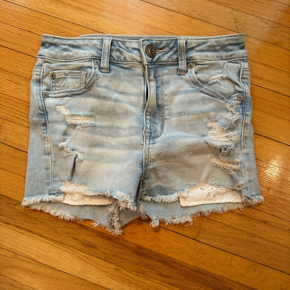 American Eagle denim shorts size 2